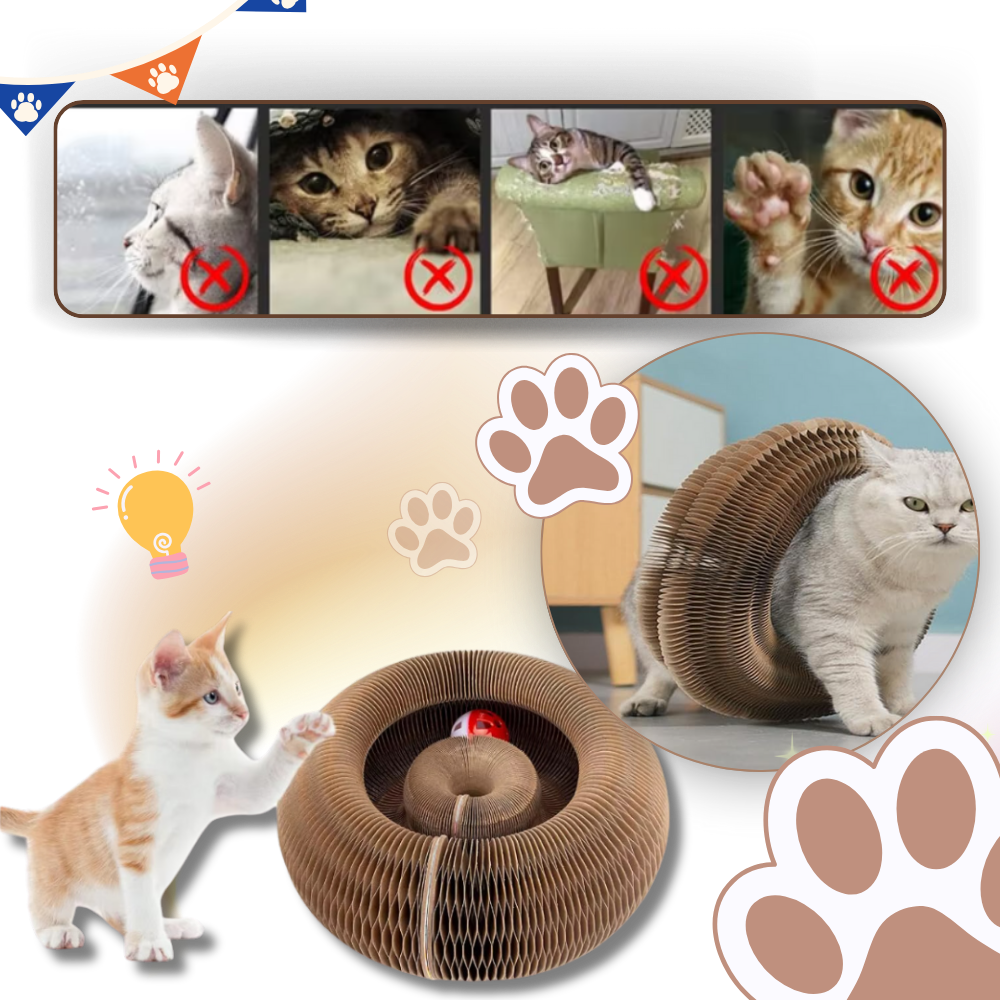 Rascador anti estrés para gatos - Ozerty