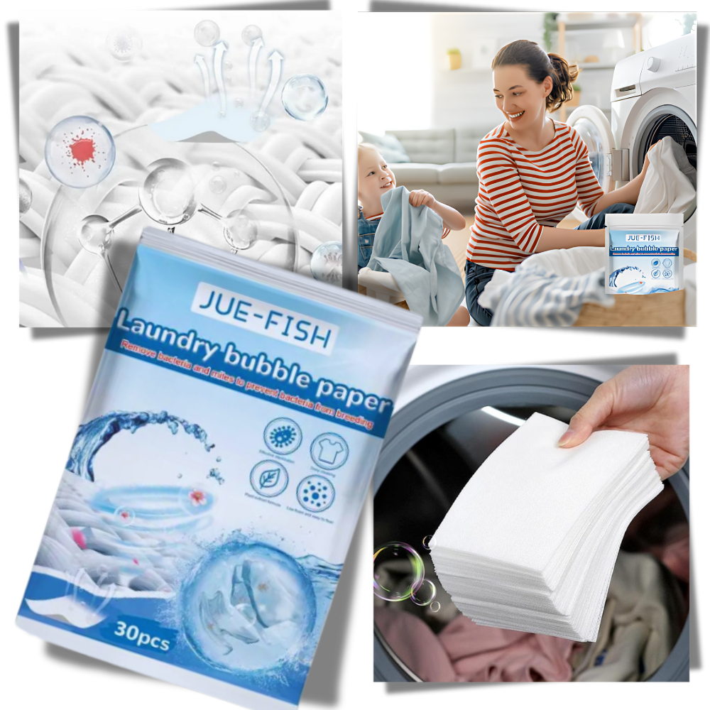 Paños de colada ecológicos de disolución rápida
- Ozerty