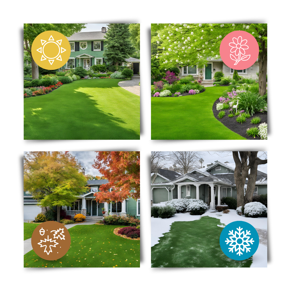 Alfombrilla de semillas de hierba con rápida fijación
- Ozerty