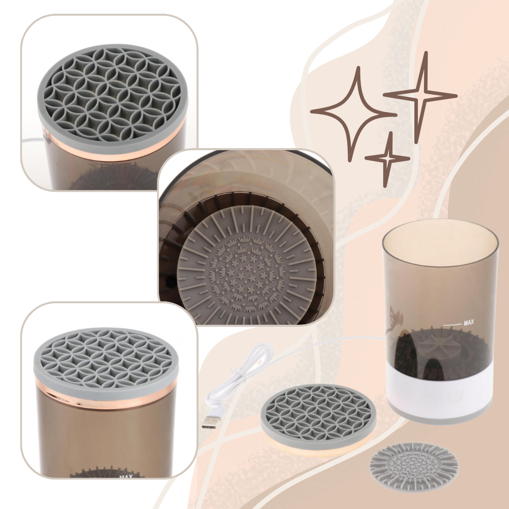 Limpiador de brochas eléctrico con carga rápida
- Ozerty