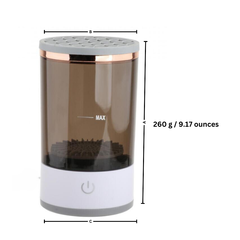 Limpiador de brochas eléctrico con carga rápida
- Ozerty