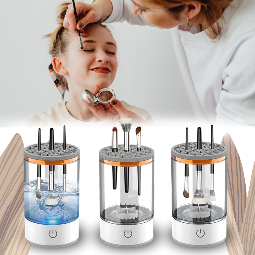 Limpiador de brochas eléctrico con carga rápida
- Ozerty