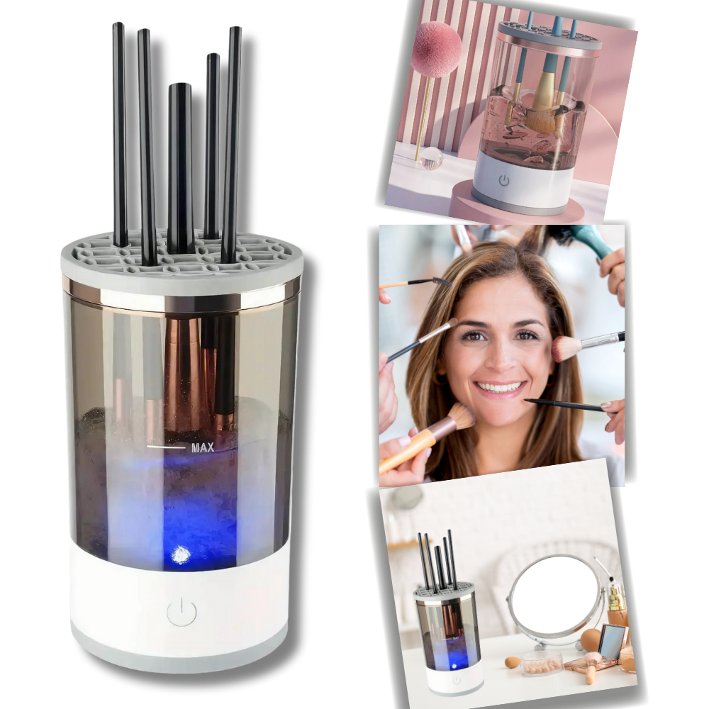 Limpiador de brochas eléctrico con carga rápida
- Ozerty