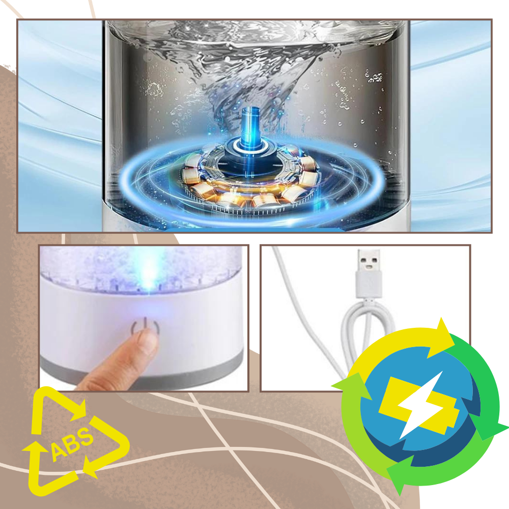 Limpiador de brochas eléctrico con carga rápida
- Ozerty