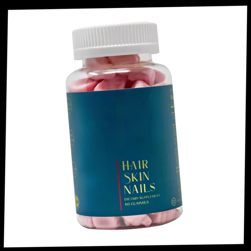 Gominolas de vitamina biotina de frambuesa - Ozerty