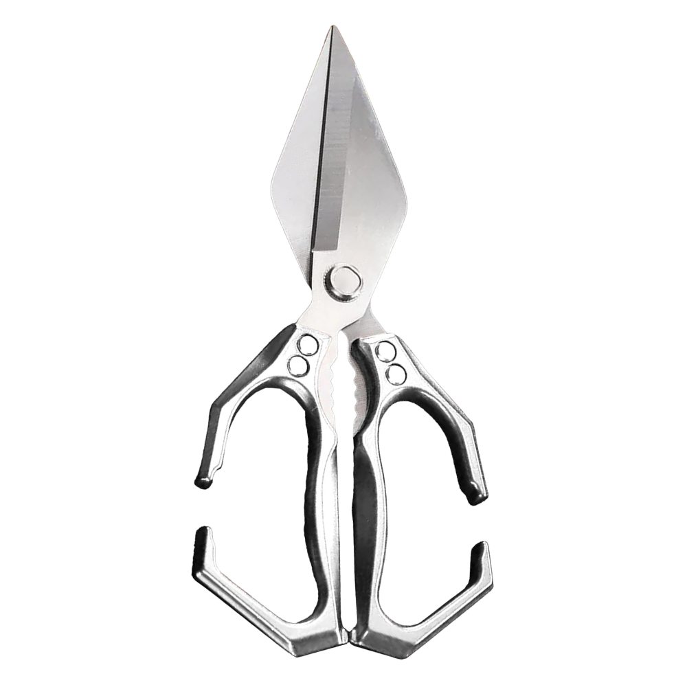 Tijeras de cocina afiladas -Plata - Ozerty