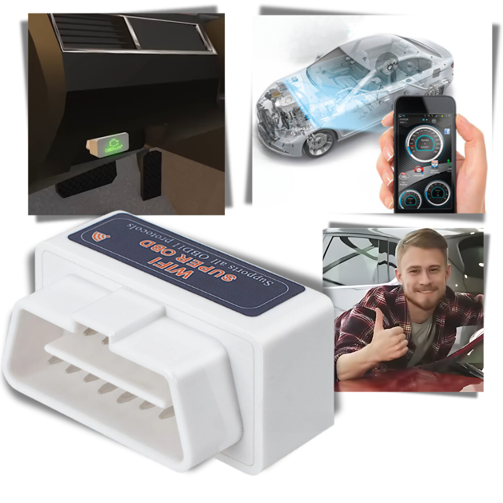 Herramienta de diagnóstico para vehículos en tiempo real - Ozerty