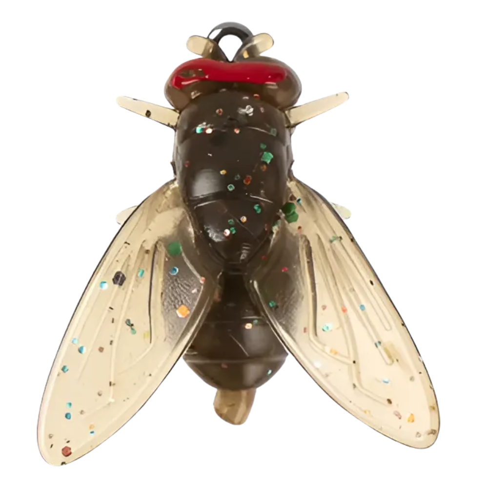 Cebo realista con forma de mosca -Marrón - Ozerty