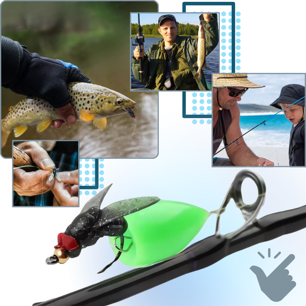 Cebo realista con forma de mosca - Ozerty