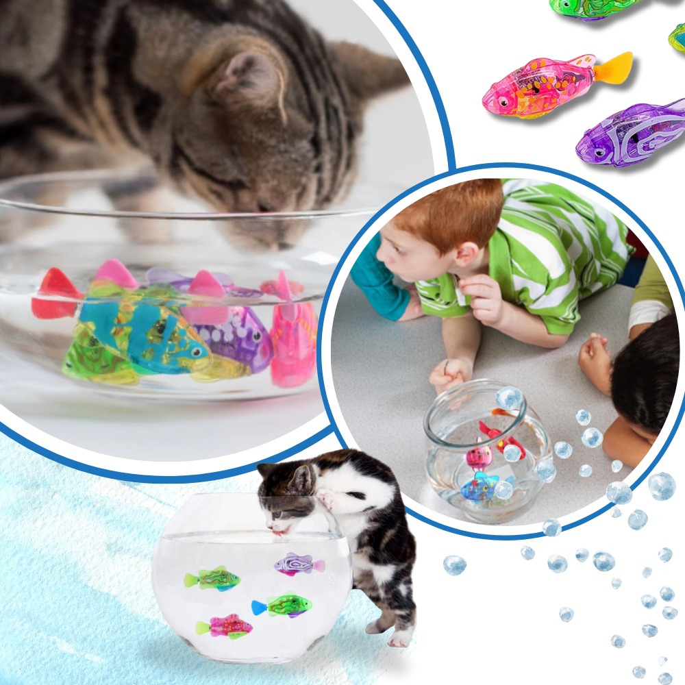 Pez de juguete realistas con luces LED - Ozerty