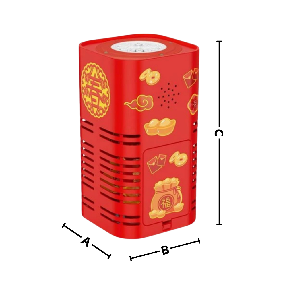 Máquina de burbujas y fuegos artificiales recargable
- Ozerty