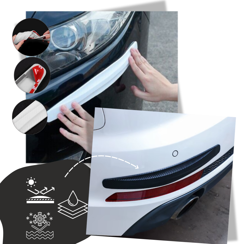 Tiras protectoras reflectantes para parachoques - Ozerty