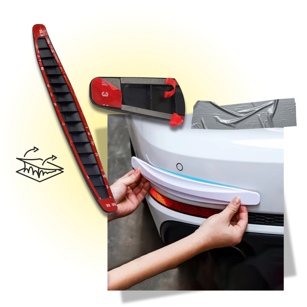 Tiras protectoras reflectantes para parachoques - Ozerty