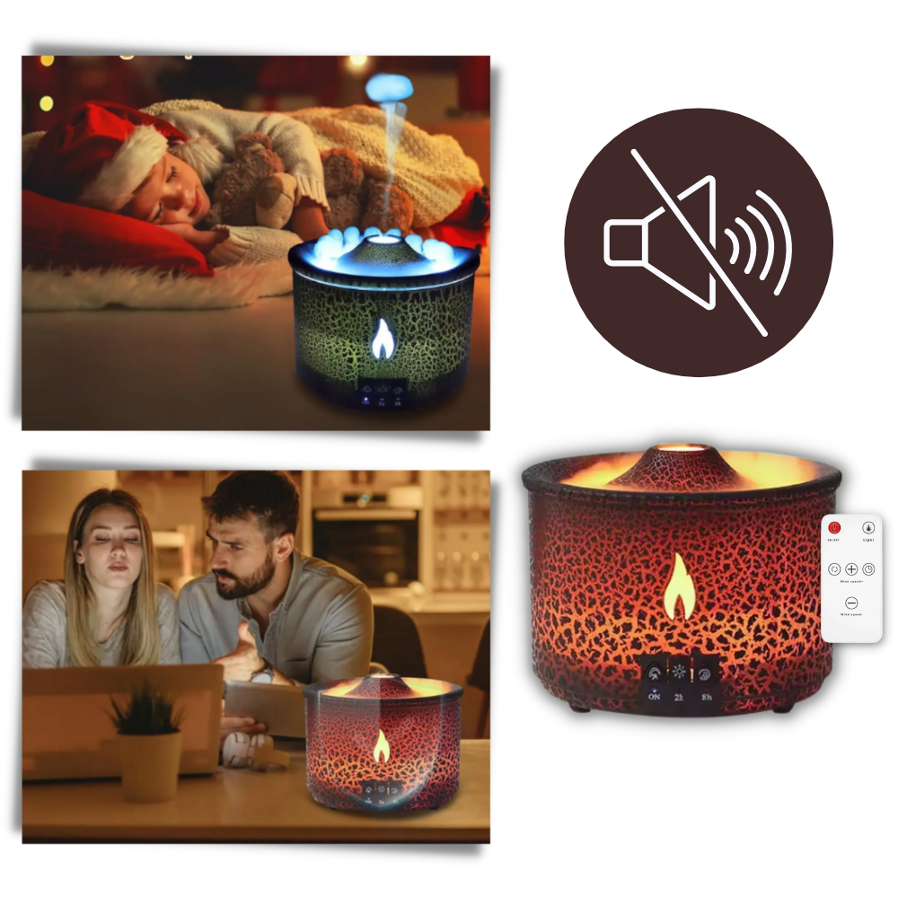 Humidificador relajante estilo volcán
- Ozerty