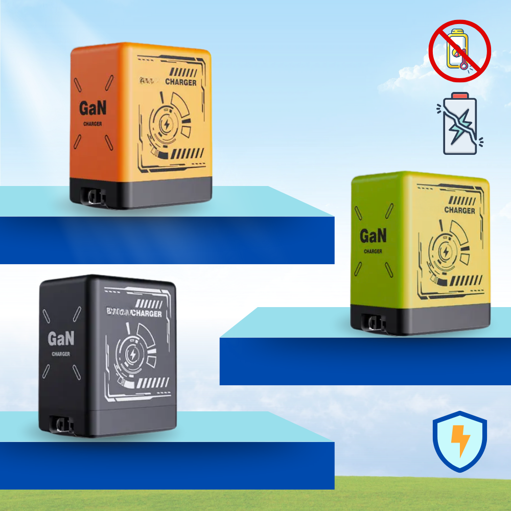 Cargador dual con cable retráctil - Ozerty