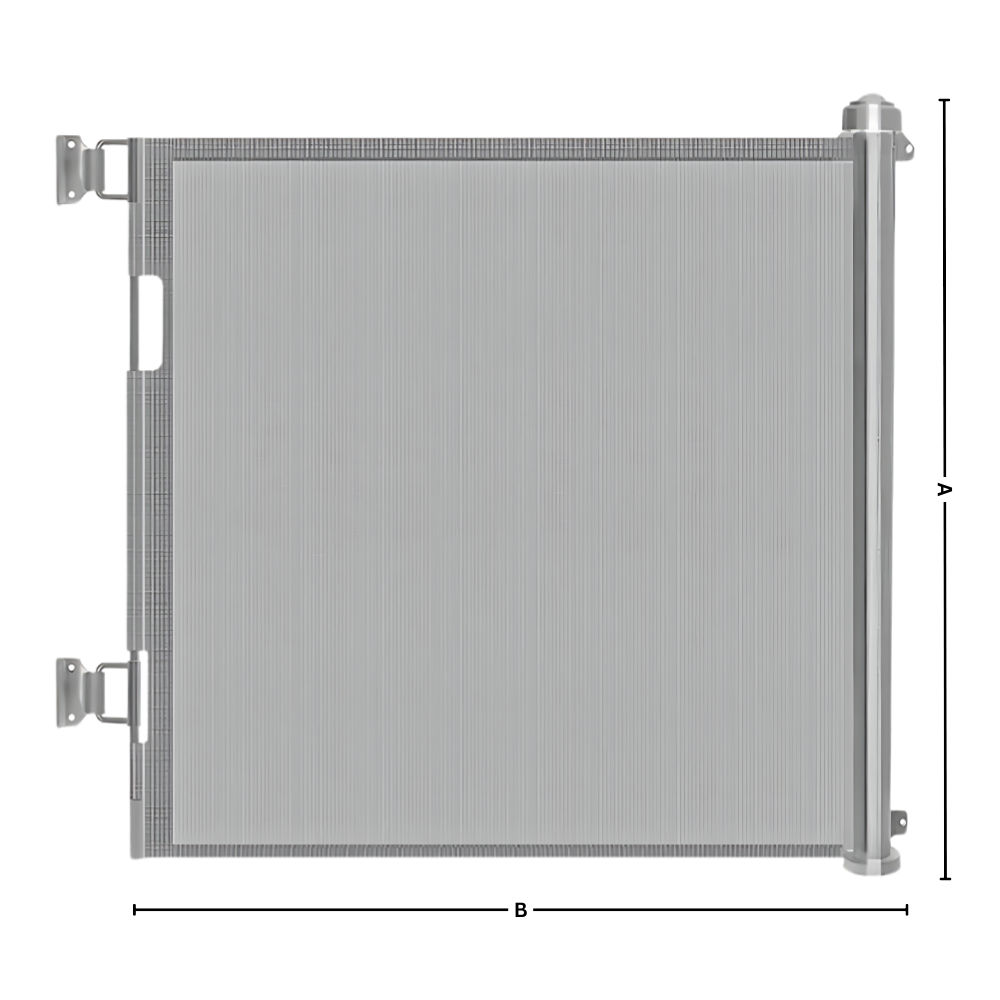 Puerta de malla retráctil y resistente para mascotas y bebés
- Ozerty