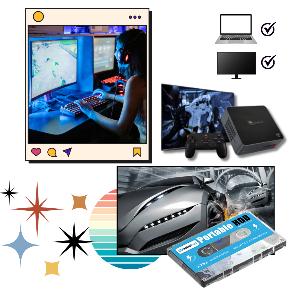 Consola retro Odyssey - Ozerty