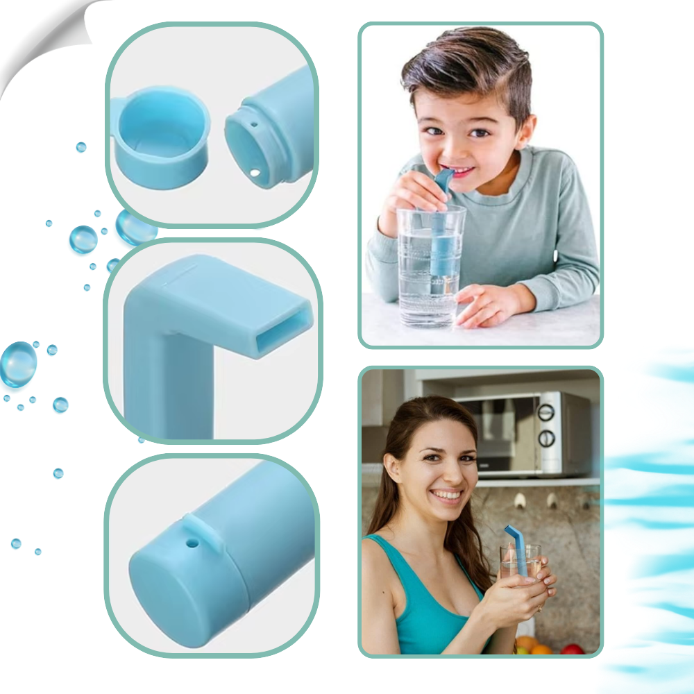 Pajita reutilizable anti hipo Hiccaway - Ozerty