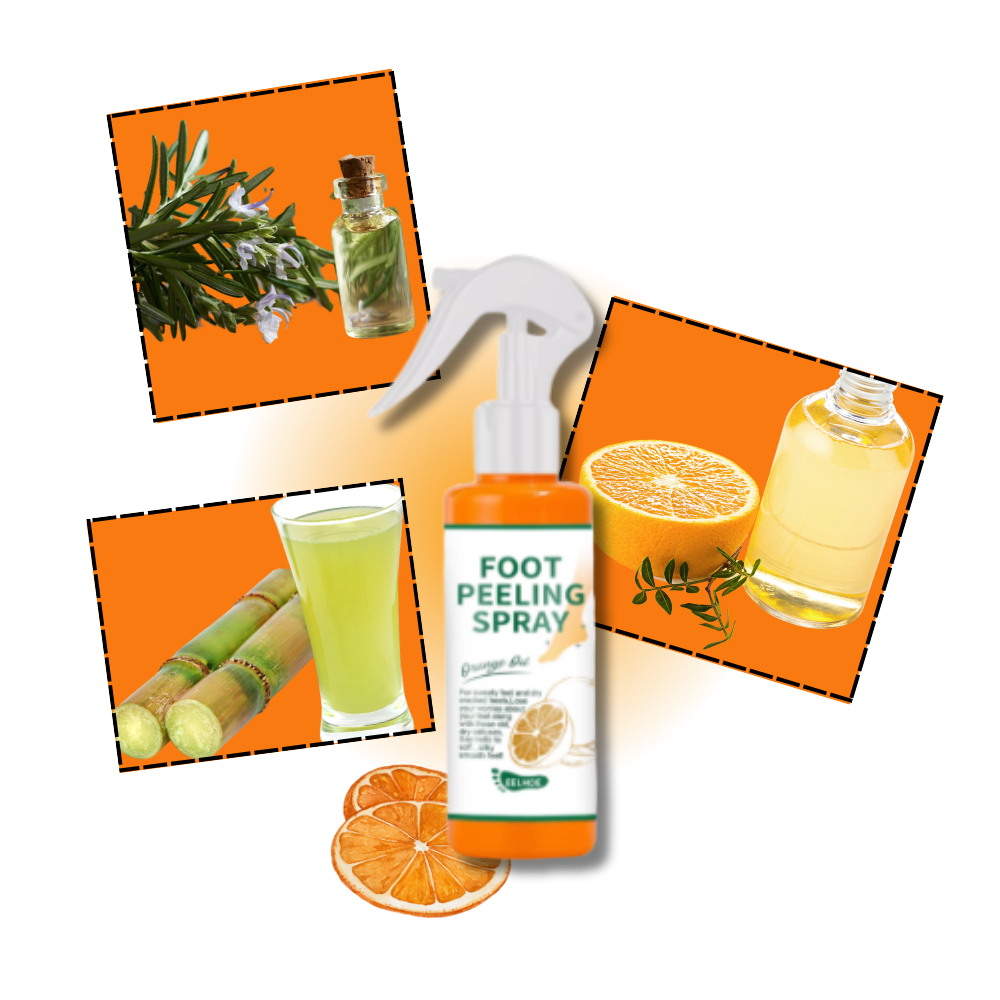 Spray exfoliante para pies - Ozerty