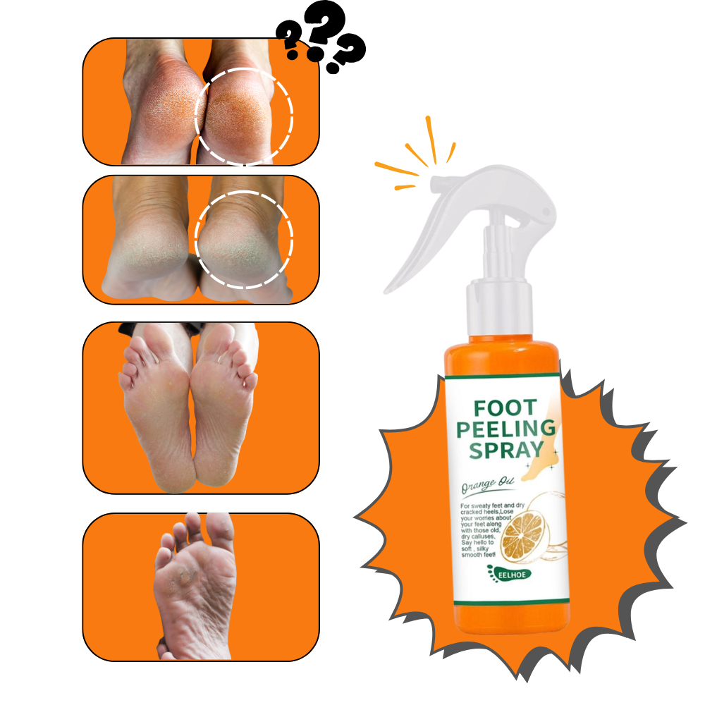 Spray exfoliante para pies - Ozerty
