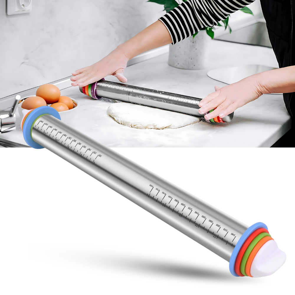 Rodillo de amasar ajustable - Ozerty