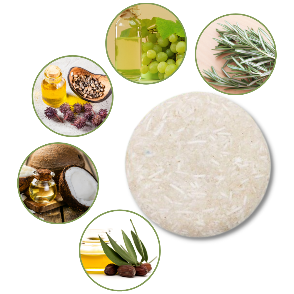 Champú de romero en barra
- Ozerty