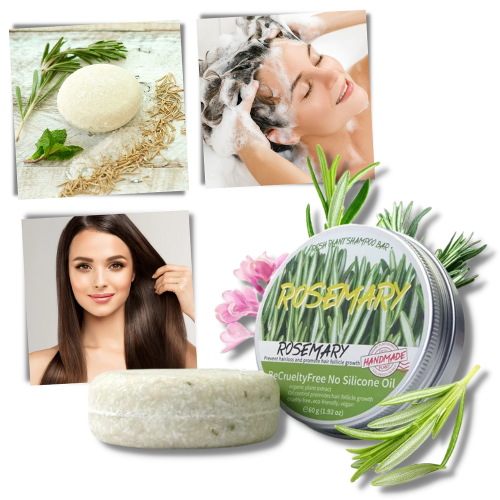 Champú de romero en barra
- Ozerty