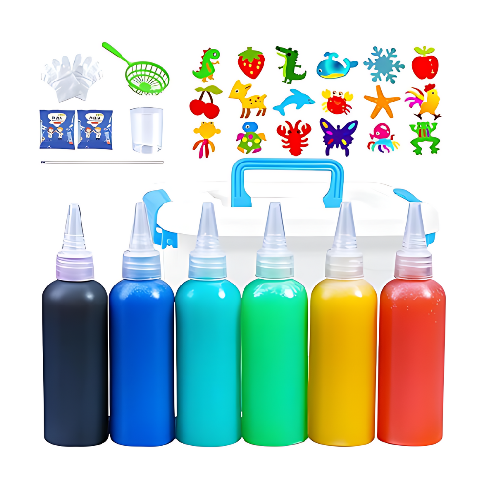 Kit autodidacta y seguro de figuras de gel Magic Elf
-6 Botellas - Ozerty