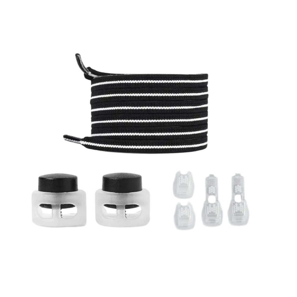 Modernos topes para cordones
-Negro Blanco - Ozerty