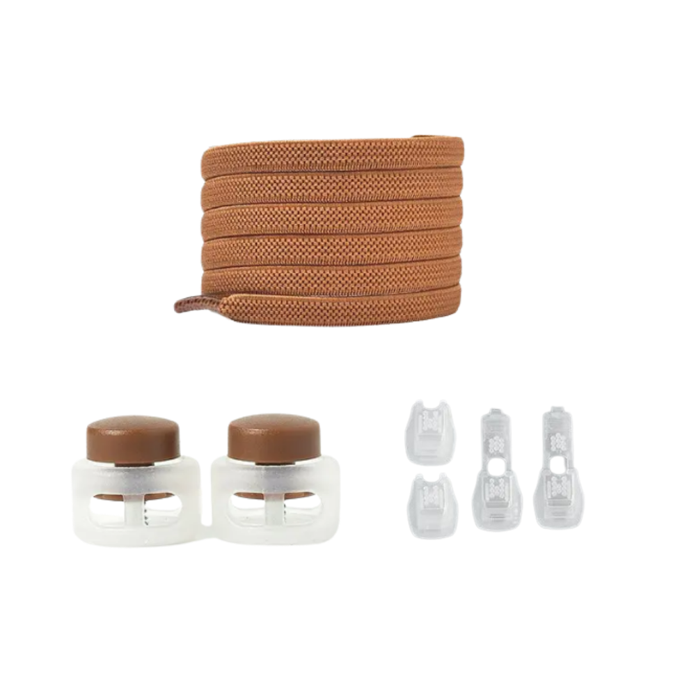 Modernos topes para cordones
-Marrón - Ozerty