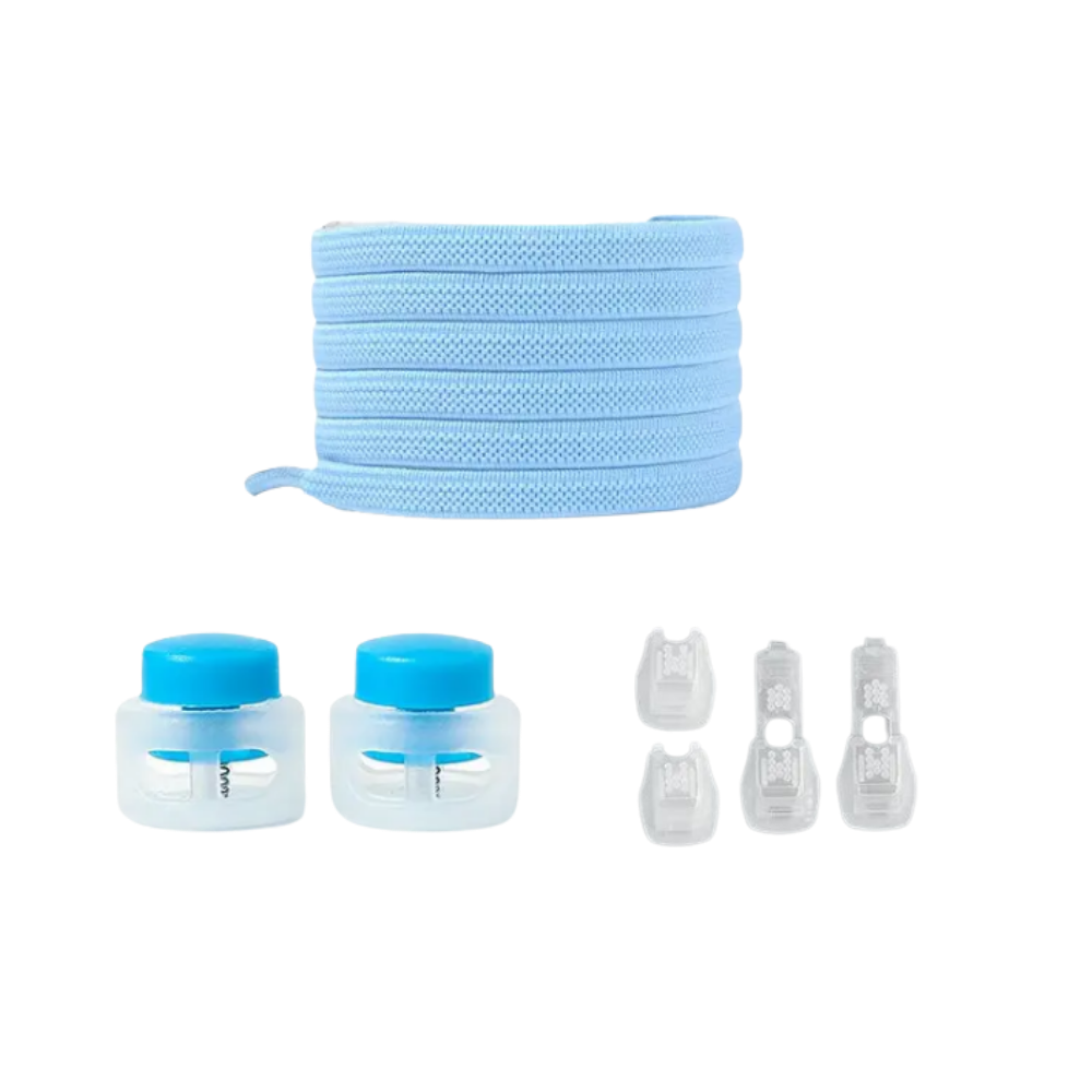 Modernos topes para cordones
-Azul cielo - Ozerty