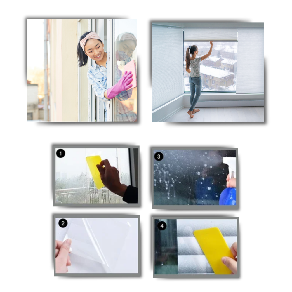 Persianas adherentes unidireccionales de alta seguridad
- Ozerty