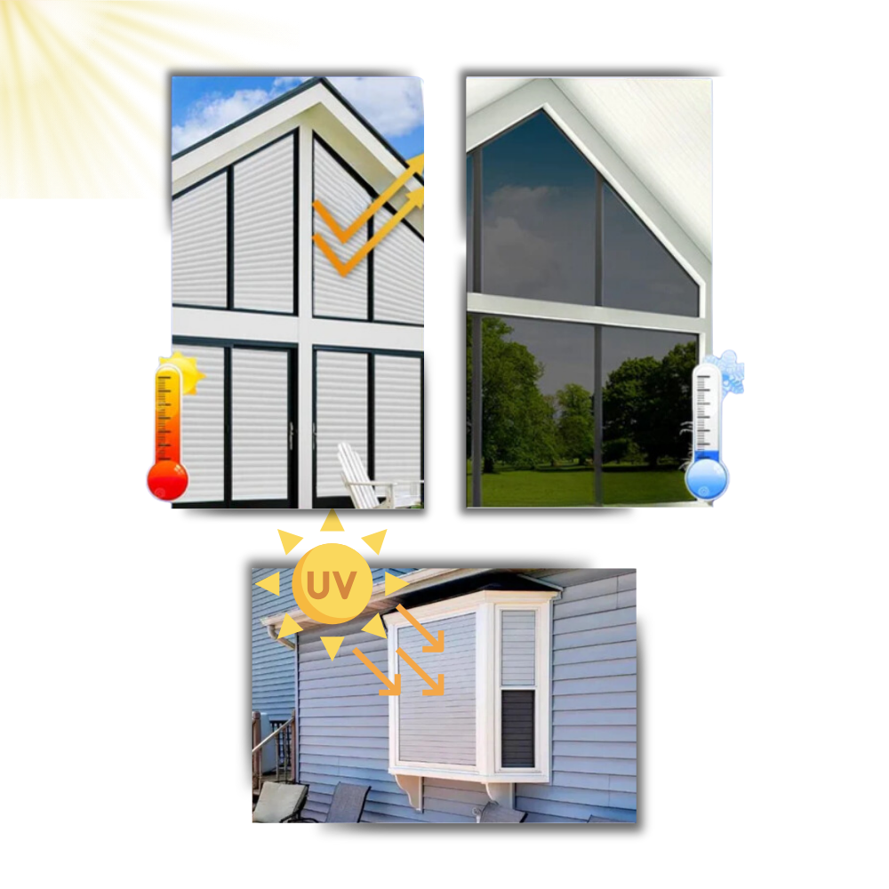 Persianas adherentes unidireccionales de alta seguridad
- Ozerty