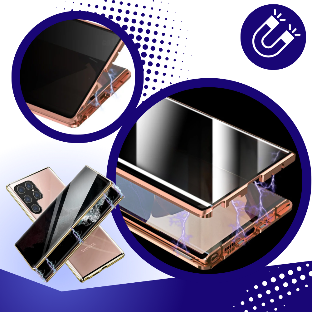 Funda para teléfono Samsung y cristal de privacidad - Ozerty