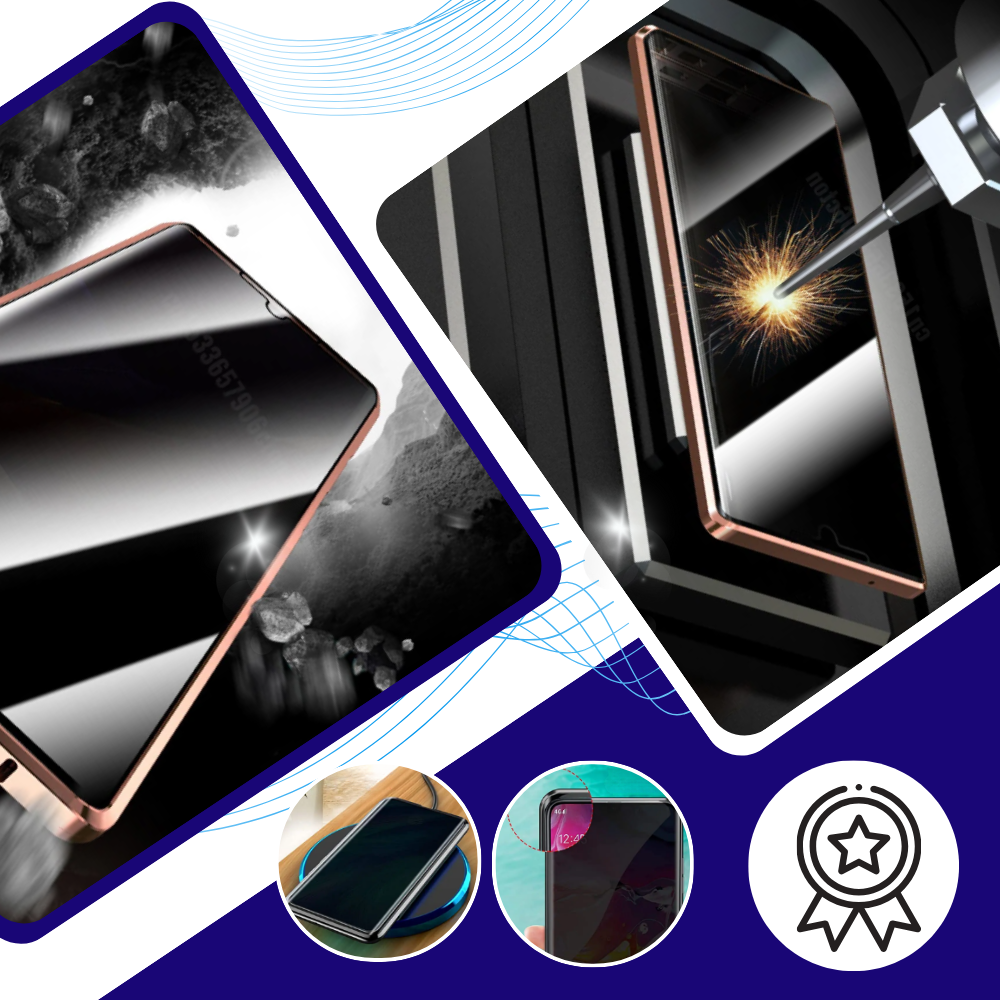 Funda para teléfono Samsung y cristal de privacidad - Ozerty