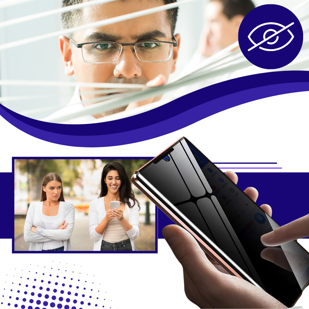Funda para teléfono Samsung y cristal de privacidad - Ozerty