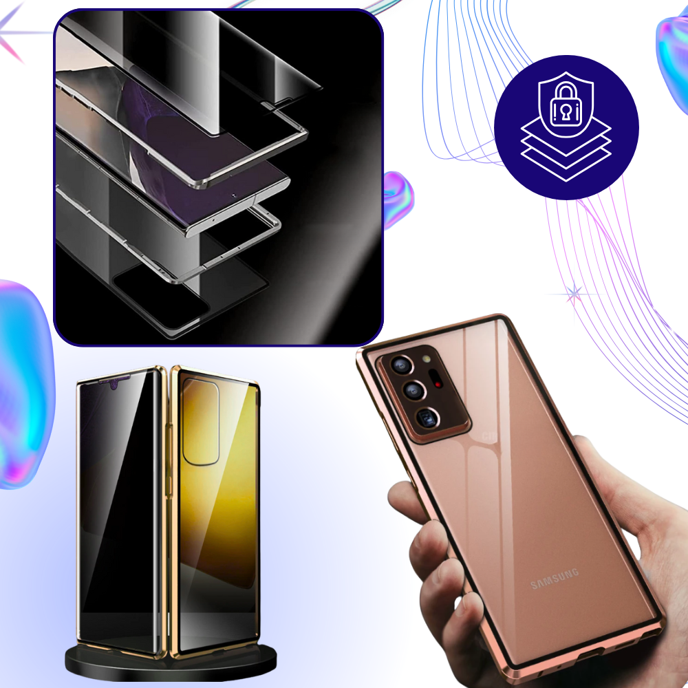 Funda para teléfono Samsung y cristal de privacidad - Ozerty