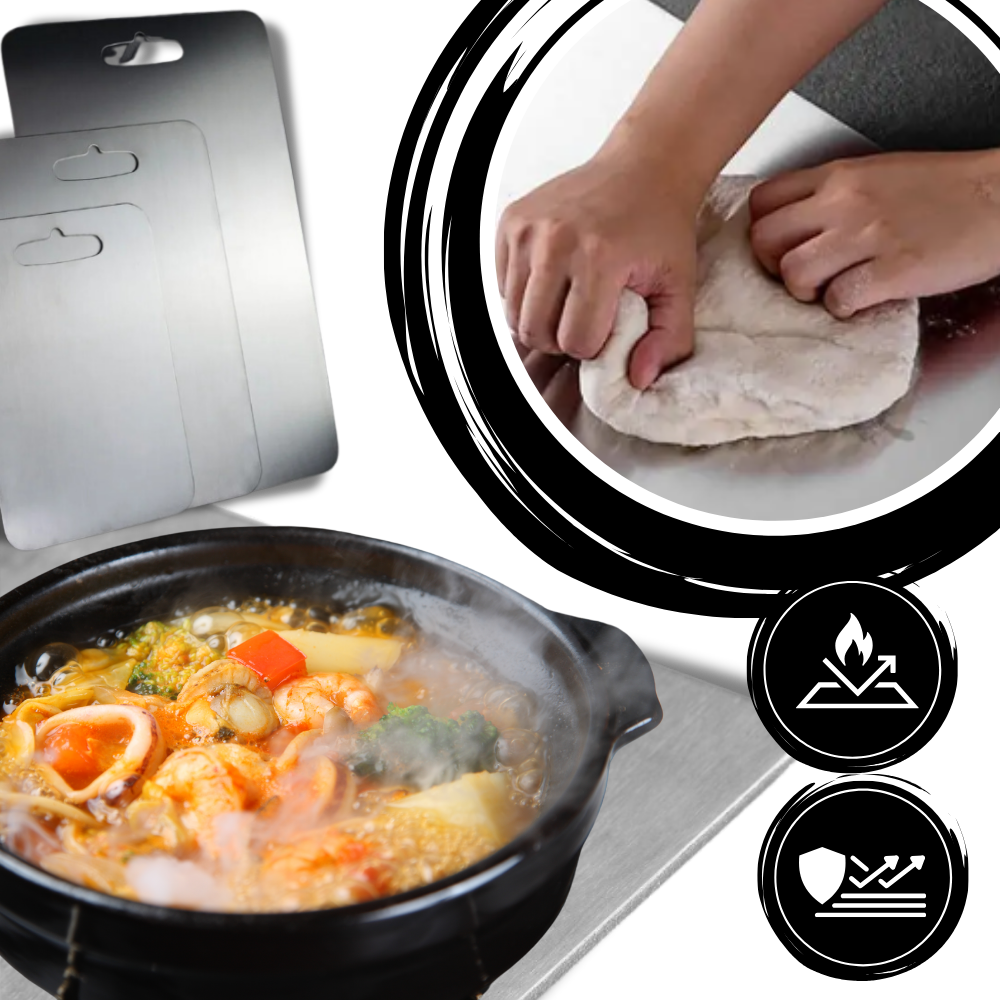 Tabla para cortar de titanio resistente a los arañazos - Ozerty