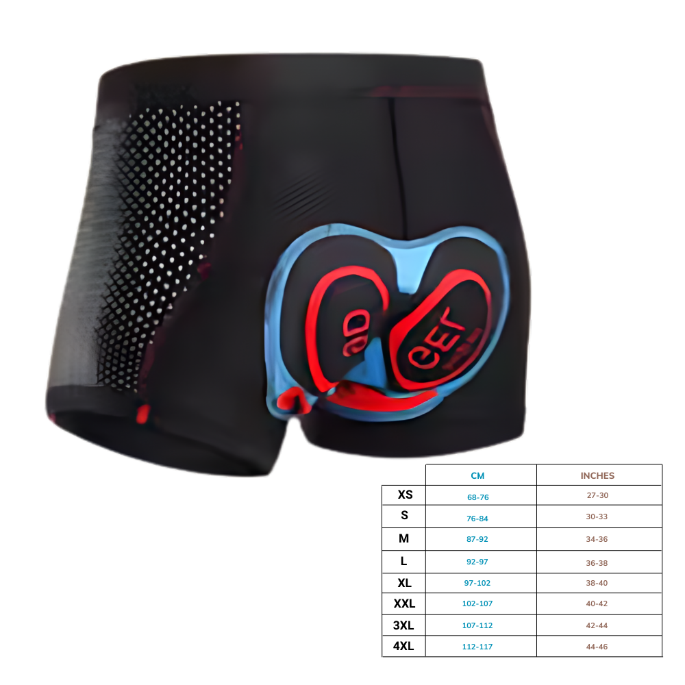 Shorts de ciclismo con sujeción y sin costuras
- Ozerty