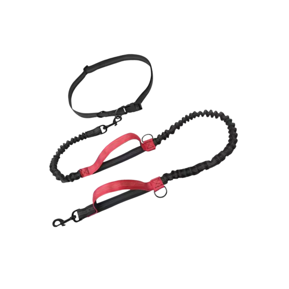 Correa de seguridad ergonómica para perros -Rojo - Ozerty