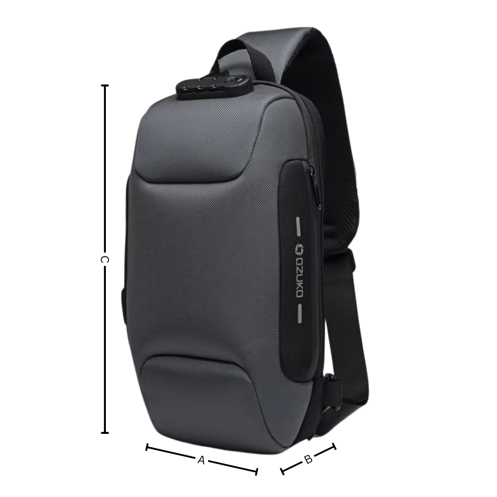 Mochila cruzada con refuerzo - Ozerty