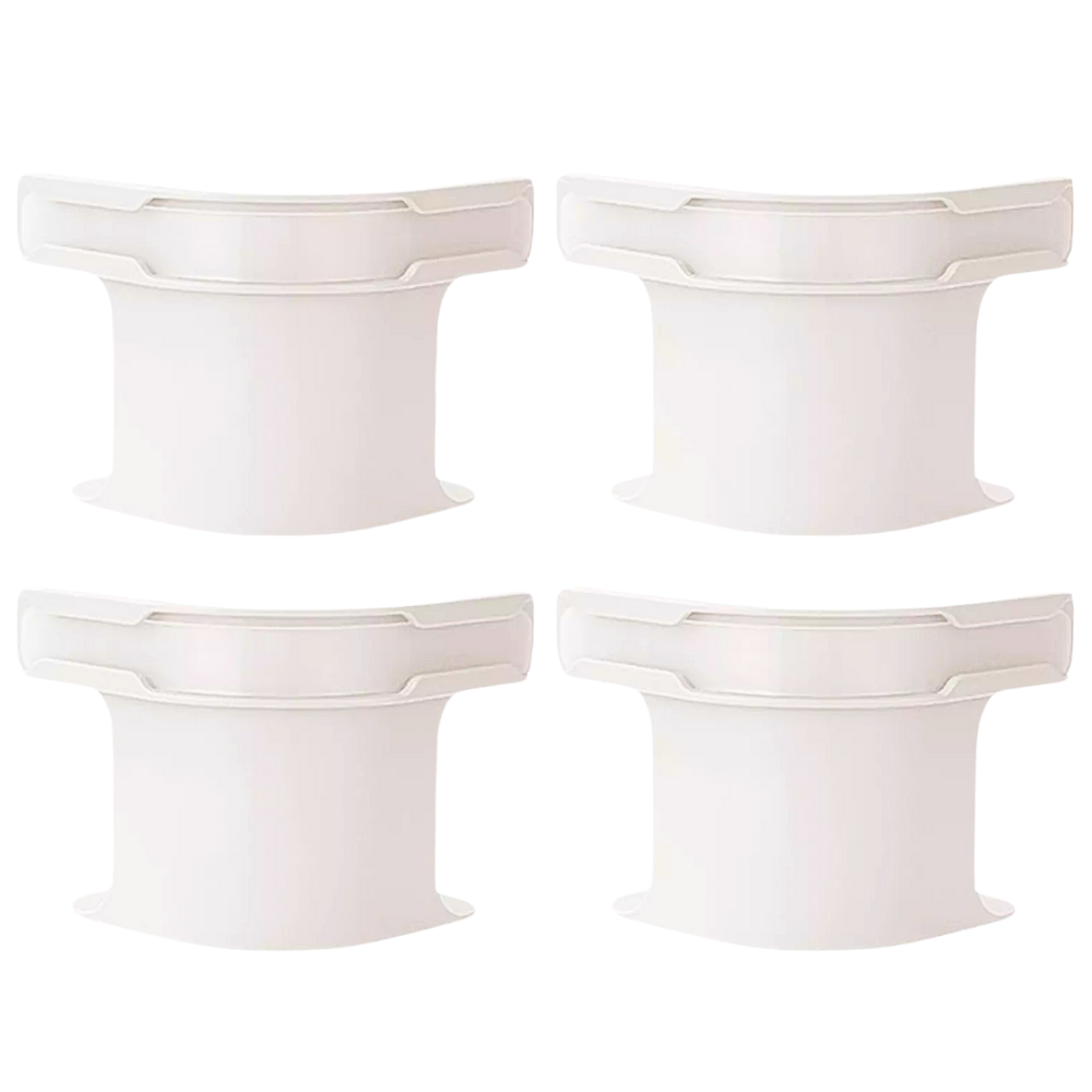 Pinzas para fijar sábanas -Blanco - Ozerty