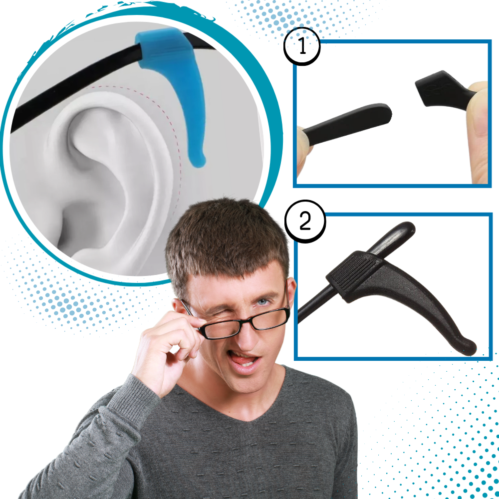 Ganchos antideslizantes para gafas - Ozerty