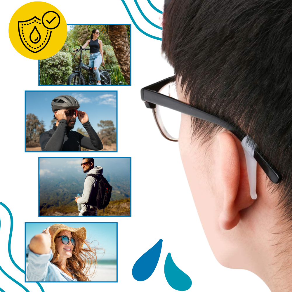 Ganchos antideslizantes para gafas - Ozerty