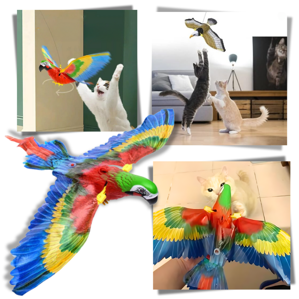 Juguete para gatos con forma de pájaro volador
- Ozerty