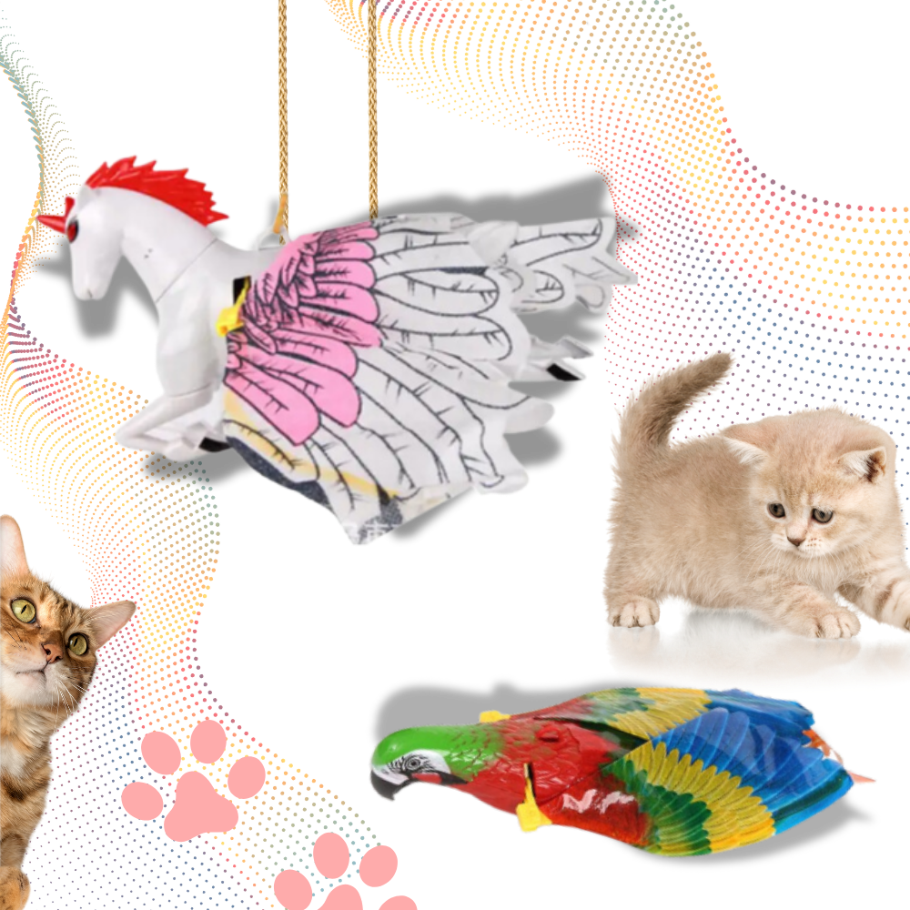 Juguete para gatos con forma de pájaro volador
- Ozerty