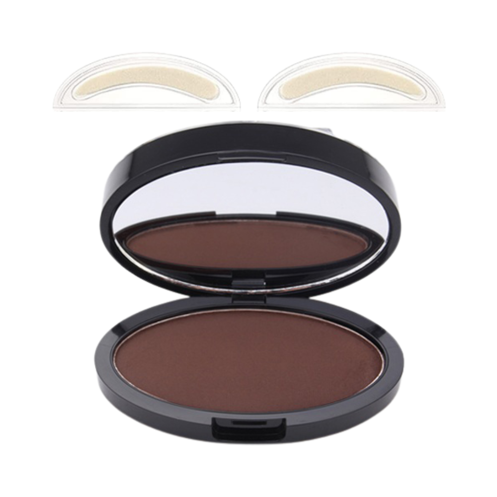 Kit de sellos para cejas Sleek All-Day
-Marrón oscuro/Curva - Ozerty