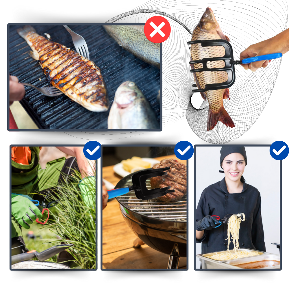 Pinza antideslizante para peces
- Ozerty