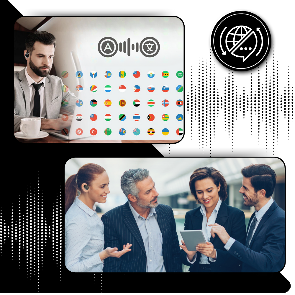 Auriculares inteligentes con traductor instantáneo - Ozerty