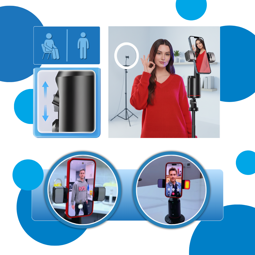 Gimbal inteligente para teléfono - Ozerty